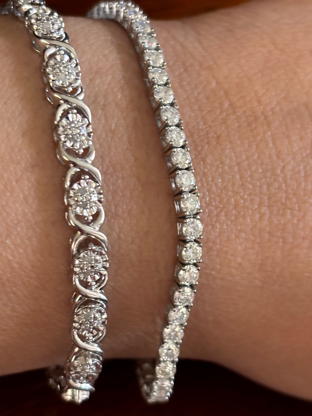 Sterling Silver 925 Moissonite Tennis bracelet